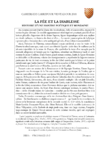 Livre la Fée et la Diablesse 4ème page de couverture