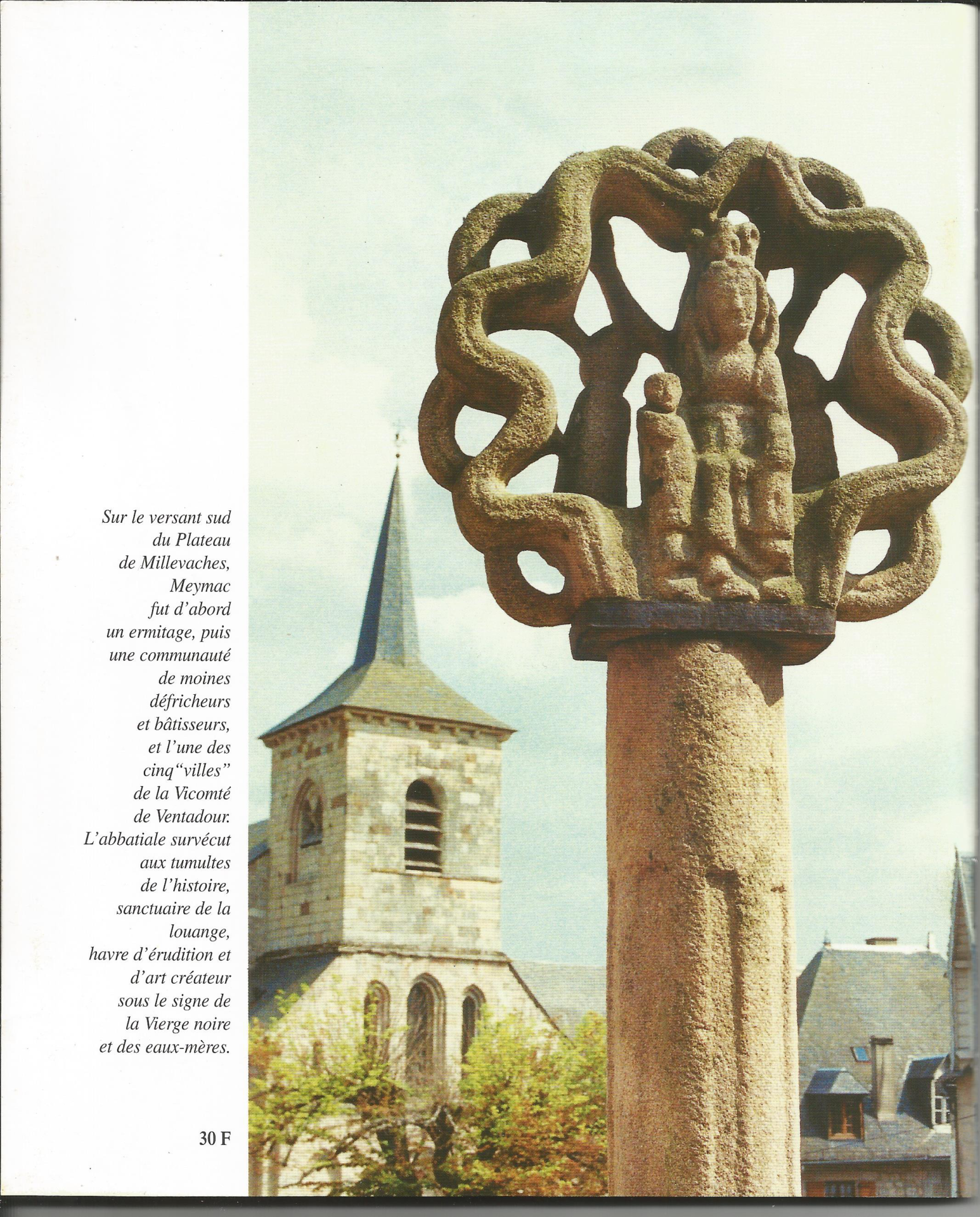Livre Meymac, son église abbatiale 4ème page de couverture